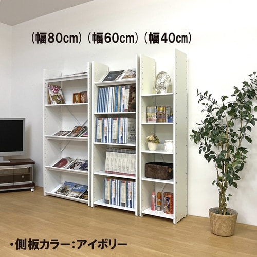 カタログ&A4ファイル収納ラック幅80cmNA