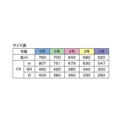 学生イス PSS−NSE06 固定式 6