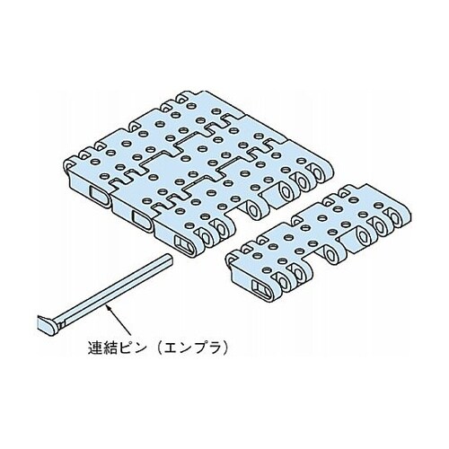 プラスチックモジュラーチェーン BTO8