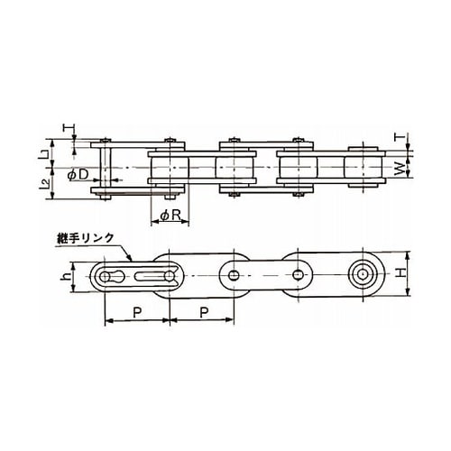 ニードルブシュチェーン(ステンレス仕様)