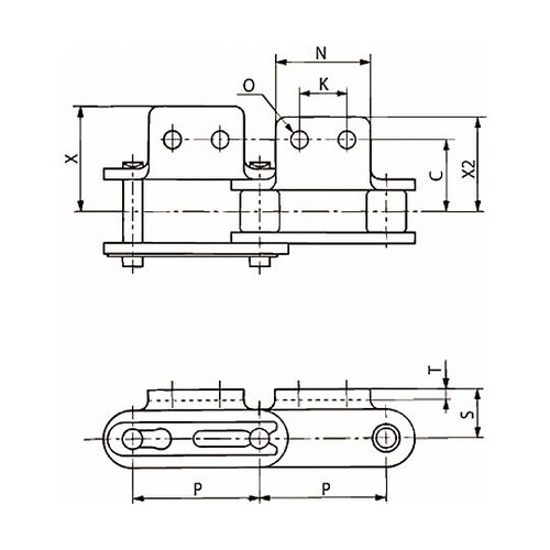 コーティングバイピッチチェーン(NP仕様
