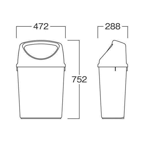 トラッシュボックス CPF45 AB25