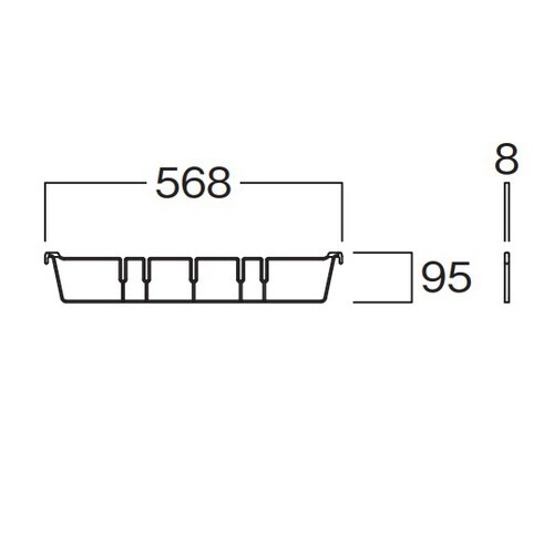 ユニットトレイ6040 仕切60 BDA