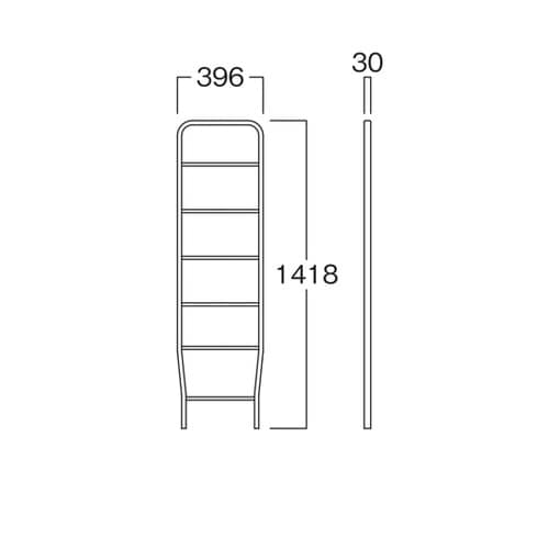 ストックカート棚枠44WC BK519
