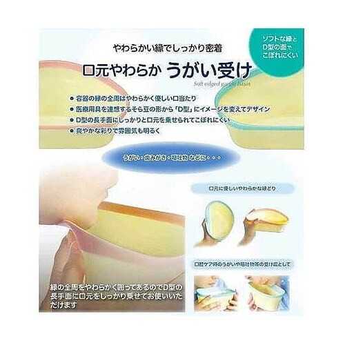 口元やわらか うがい受け ブルー