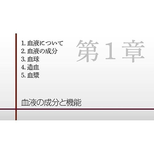 人体の構造と機能 第6巻 血液 DV40