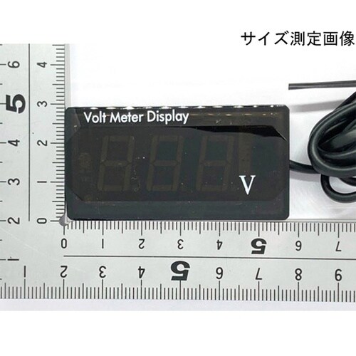 DC5−150V デジタル電圧計 赤 M