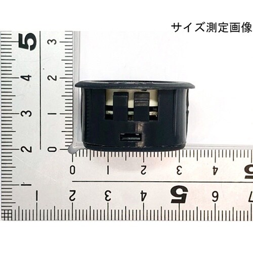 DC4−100V 丸形デジタル電圧計 緑