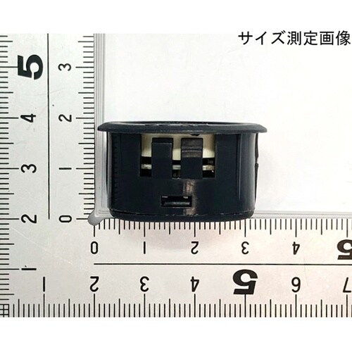 DC4−100V 丸形デジタル電圧計 赤