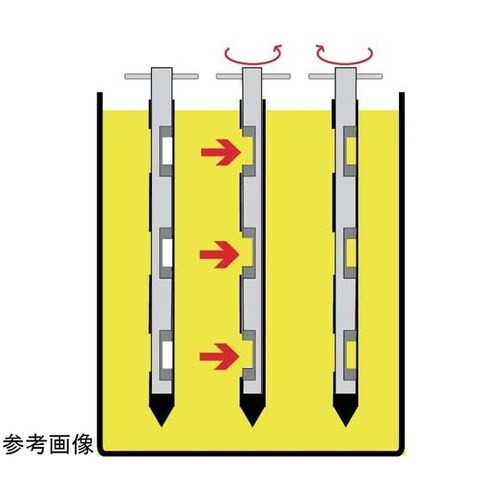 ステンレス 大容量粉末用ポケット(駒)サ