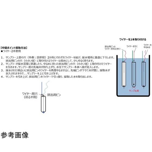 ボムタイプ 地下水サンプラープロ(ステン