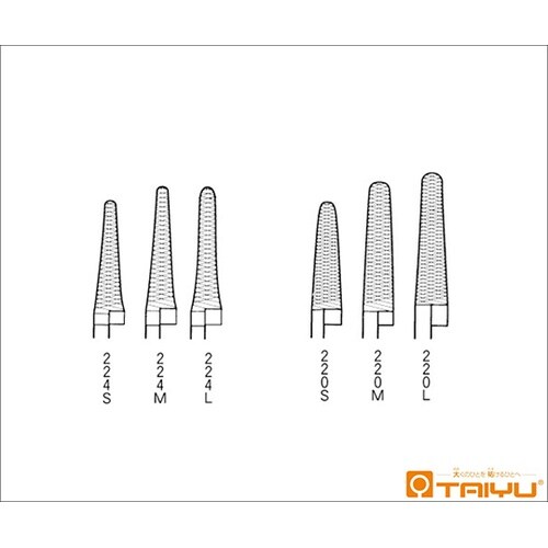 TY−220Lマッチウ持針器チップ無