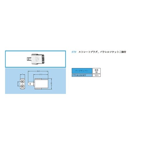 FTY.00.250.CTF プラグ