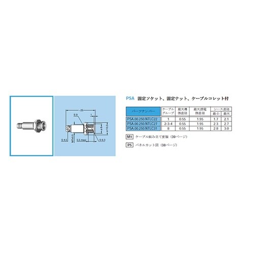 PSA.00.250CTLC31ソケット
