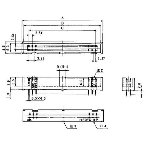 HIF3FC14PA2.54DSA(71