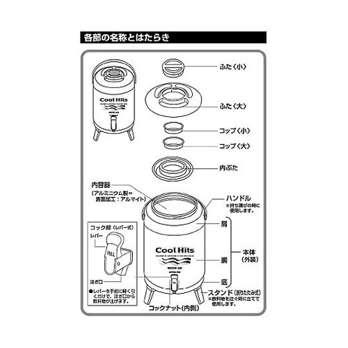 6.0L ウォータージャグ EA917A