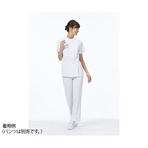 BR−1076 ジャケットレディス 白L