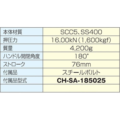 CH−30513 トグルクランプフランジ