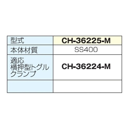 CH−36225−M L型フランジ