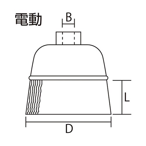 LB−KC31−0.35 カップブラシ