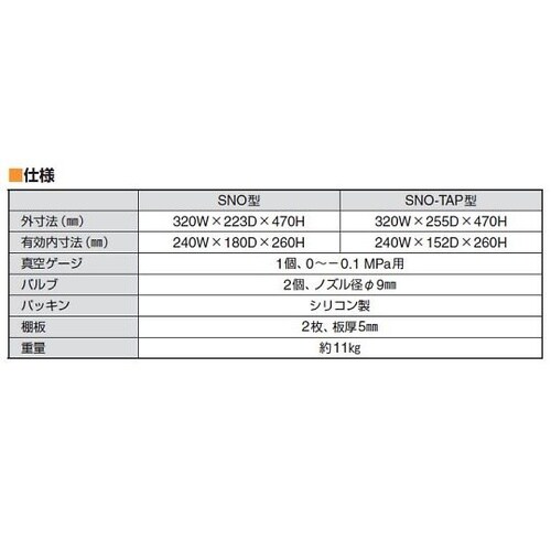 00390 デシケーター SNO型