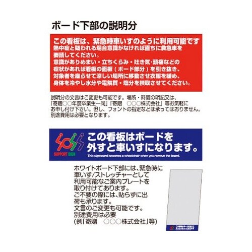 サポートサインスマート 車いすタイプ標語