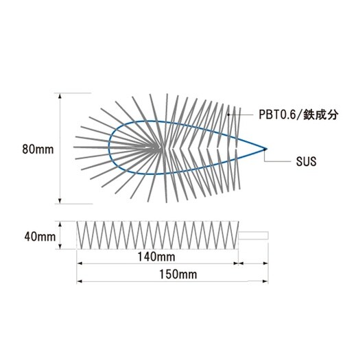 BCTA−MD0.6(20)たわし