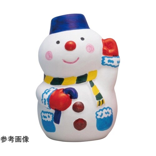 らくがきクリスマス貯金箱 スノーマン 6