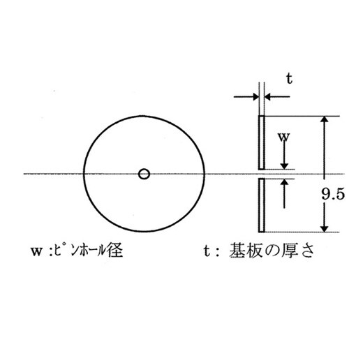高エネルギー用ピンホール 60±4μm