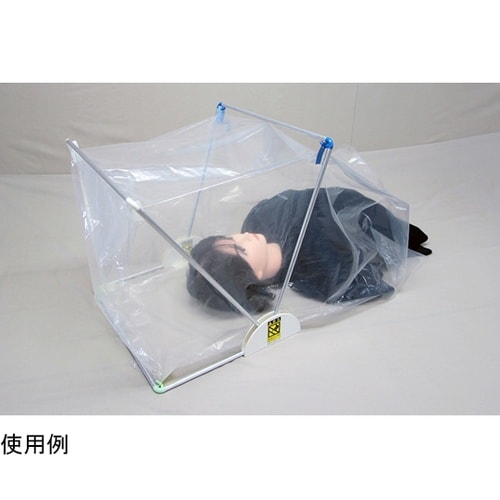 飛沫防止カバー 可変式ビニールテント型