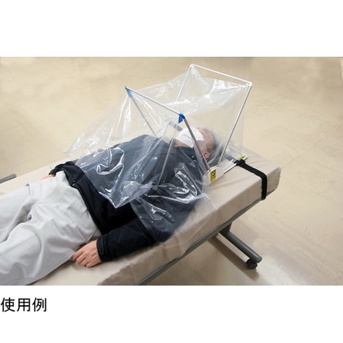 飛沫防止カバー 可変式ビニールテント型