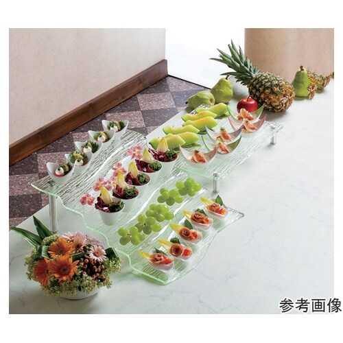 ACさざ波ヒナ段盛器(足2本16cm)