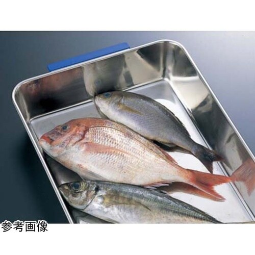 18−8 カラー取手付 角バット 6枚取