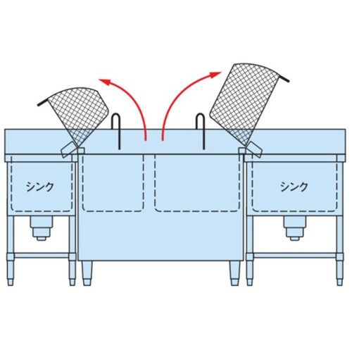 電気うどん釜 1050×600×800×