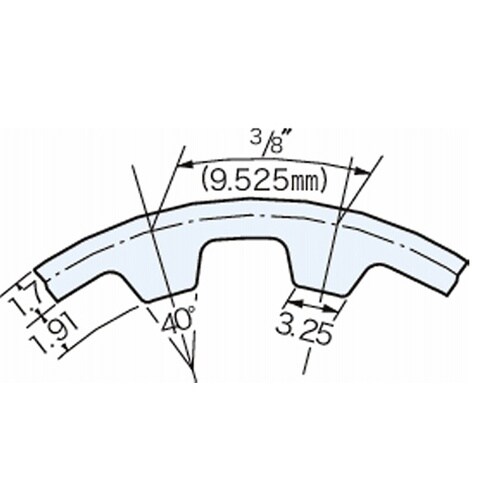 三ツ星ベルト タイミングベルト L形・ク