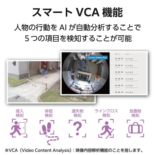 防犯カメラPoE給電 バレット型 固定焦点屋外