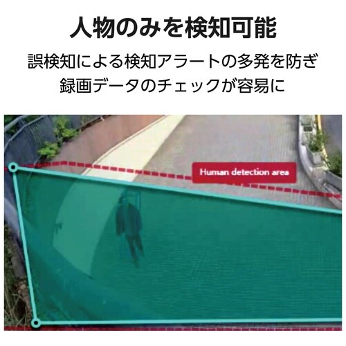防犯カメラPoE給電 ドーム型 固定焦点屋外