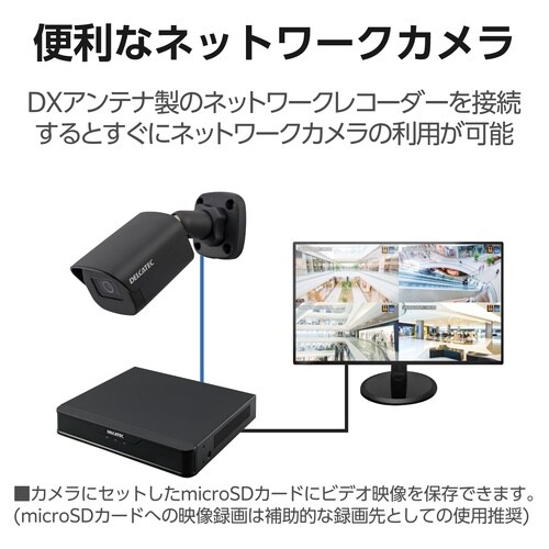 屋外監視カメラ PoE 2MP IP67