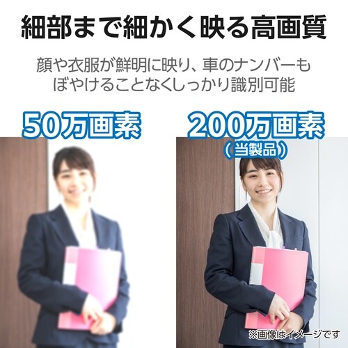 屋外監視カメラ PoE 2MP IP67