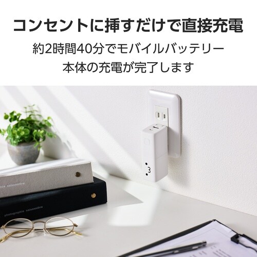 5000mAh一体型バッテリー PD20WWF