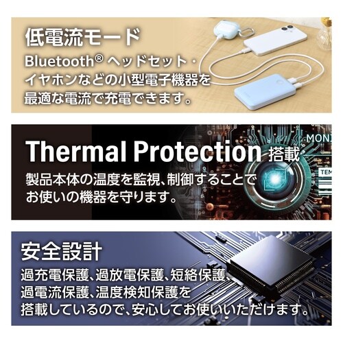 モバイルバッテリー10000mAh 3ポート