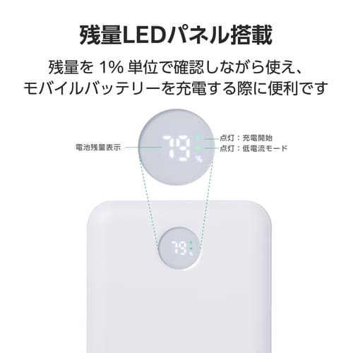 モバイルバッテリー10000mAh 3ポート