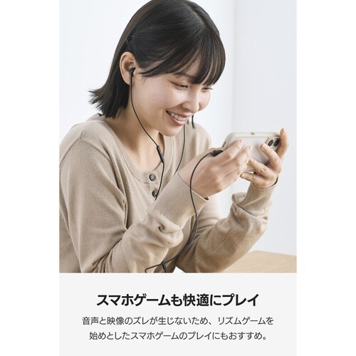 USB−Cイヤホン 有線 インナー型 DAC 黒