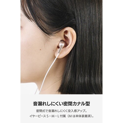 USB−Cイヤホン 有線 カナル型 DAC 桃金
