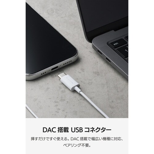 USB−Cイヤホン有線 カナル型 DAC