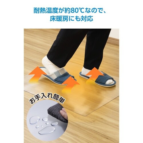 冷蔵庫マット 62×53cm 200L以下 透明