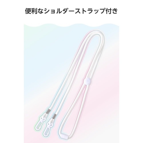 6.9インチ対応 スマホ防水ケース くびれ 首掛け