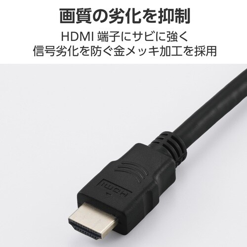 HDMI分配器 1入力2出力4K金メッキ ブラック
