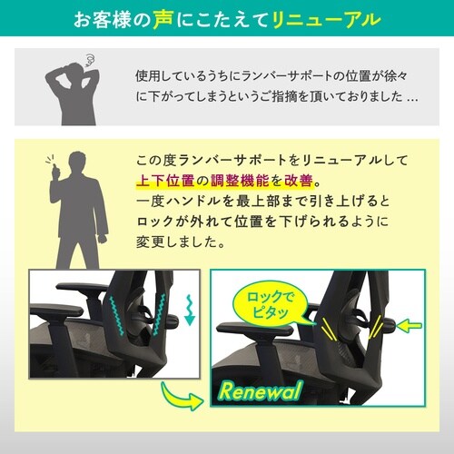 ダイナミクスフィットヘッドレスト付ハンガーなしBL