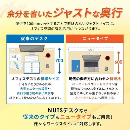 平机 幅1400奥行600 本体BK天板DBR